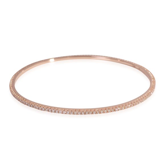 La Reina Diamond Bangle in 18k Rose Gold 1 CTW - Picture 1 of 2